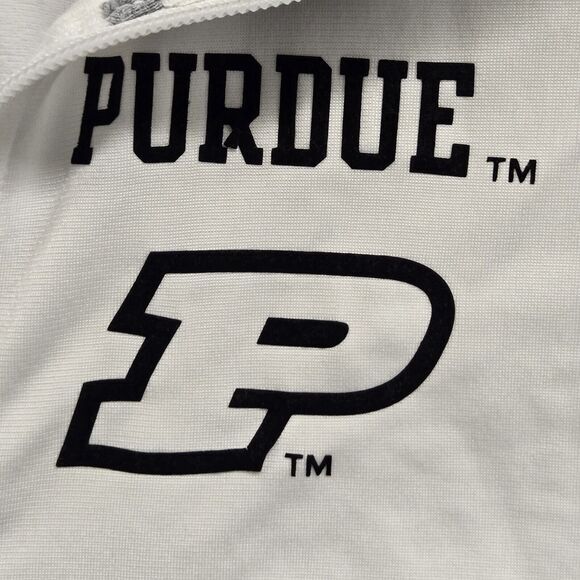 Nike Team Purdue University Womens Track Jacket Large White Warmup Full-Zip - Picture 7 of 13